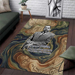 Langston Hughes Area Rug My Soul Has Grown Deep Like the Rivers - African Pride