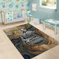 Langston Hughes Area Rug My Soul Has Grown Deep Like the Rivers - African Pride