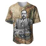 Langston Hughes Baseball Jersey My Soul Has Grown Deep Like the Rivers - African Pride