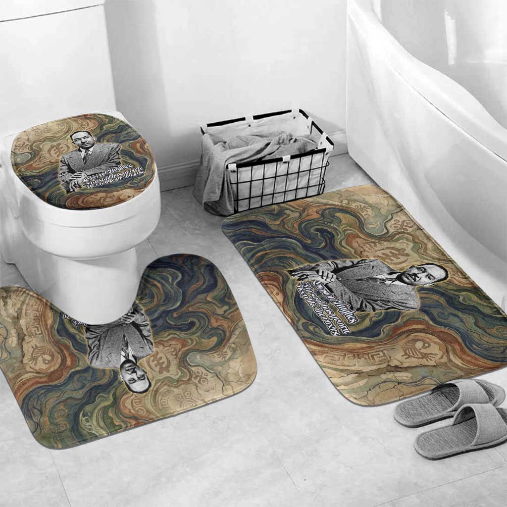 Langston Hughes Bathroom Set My Soul Has Grown Deep Like the Rivers - African Pride