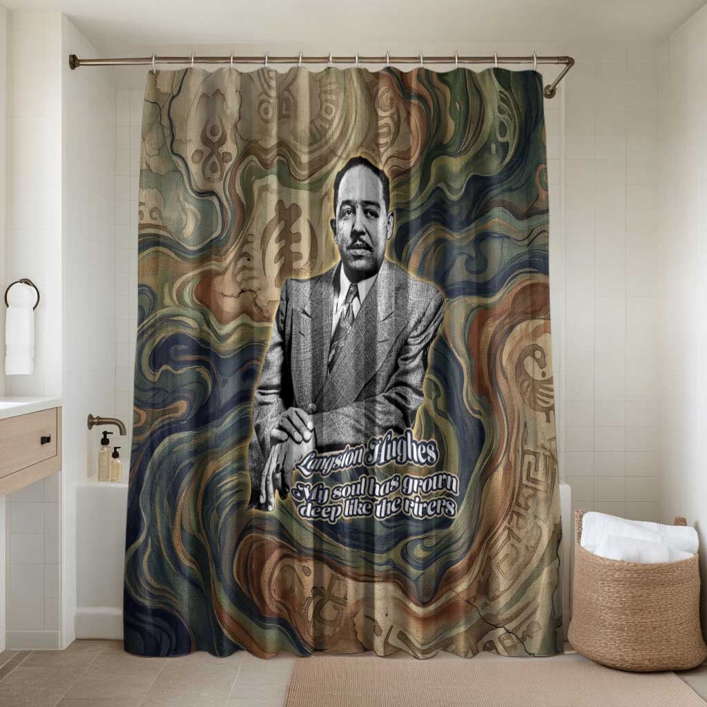 Langston Hughes Bathroom Set My Soul Has Grown Deep Like the Rivers - African Pride