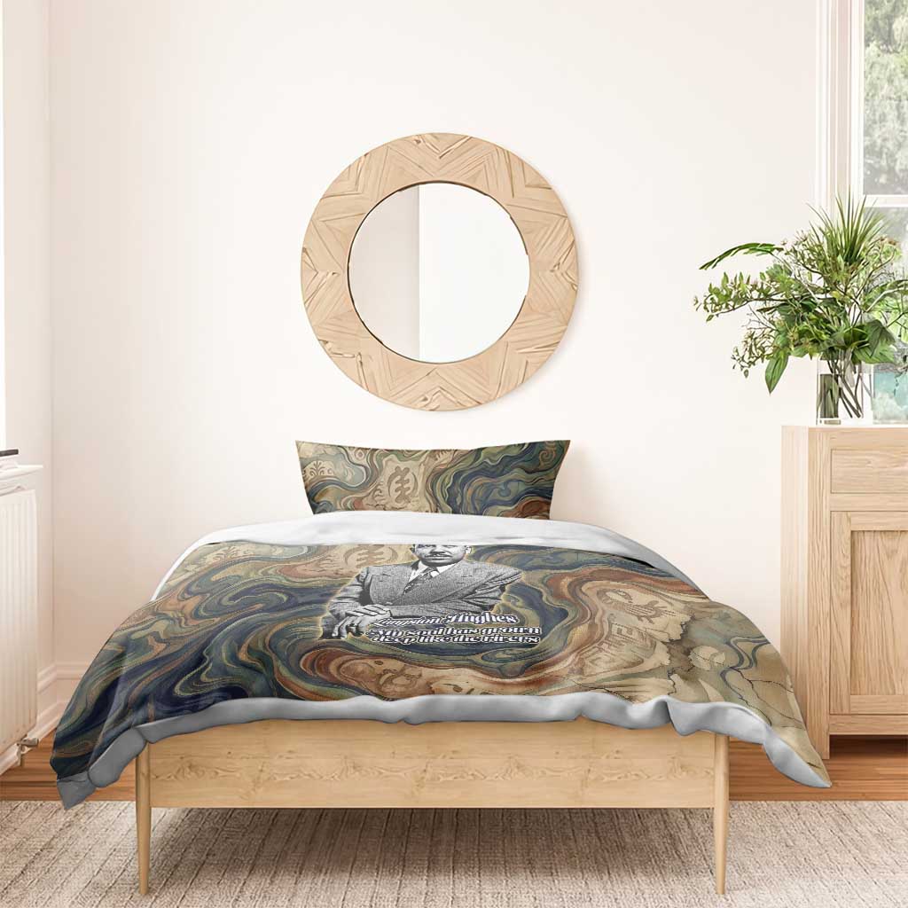 Langston Hughes Bedding Set My Soul Has Grown Deep Like the Rivers - African Pride