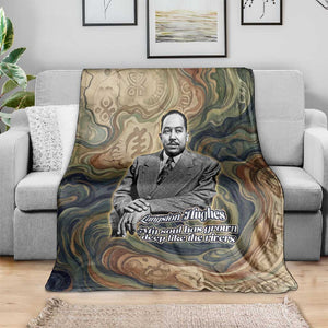 Langston Hughes Blanket My Soul Has Grown Deep Like the Rivers - African Pride