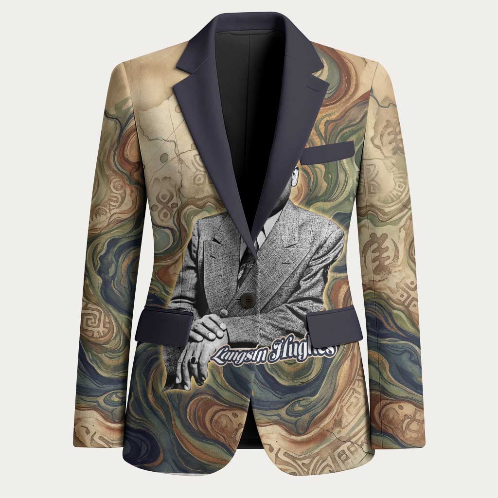 Langston Hughes Blazer My Soul Has Grown Deep Like the Rivers - African Pride