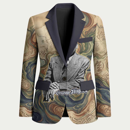 Langston Hughes Blazer My Soul Has Grown Deep Like the Rivers - African Pride