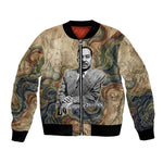 Langston Hughes Bomber Jacket My Soul Has Grown Deep Like the Rivers - African Pride