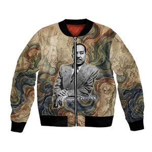 Langston Hughes Bomber Jacket My Soul Has Grown Deep Like the Rivers - African Pride