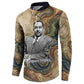 Langston Hughes Button Sweatshirt My Soul Has Grown Deep Like the Rivers