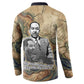Langston Hughes Button Sweatshirt My Soul Has Grown Deep Like the Rivers