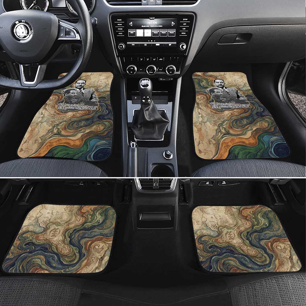 Langston Hughes Car Mats My Soul Has Grown Deep Like the Rivers - African Pride