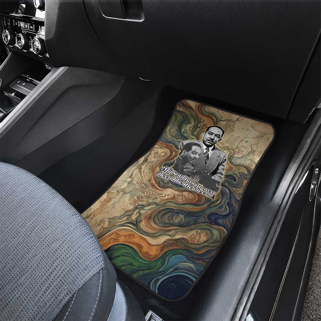 Langston Hughes Car Mats My Soul Has Grown Deep Like the Rivers - African Pride