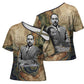 Langston Hughes Cross Shoulder Shirt My Soul Has Grown Deep Like the Rivers - African Pride