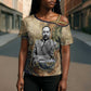 Langston Hughes Cross Shoulder Shirt My Soul Has Grown Deep Like the Rivers - African Pride