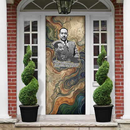 Langston Hughes Door Cover My Soul Has Grown Deep Like the Rivers - African Pride
