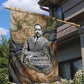 Langston Hughes Garden Flag My Soul Has Grown Deep Like the Rivers - African Pride