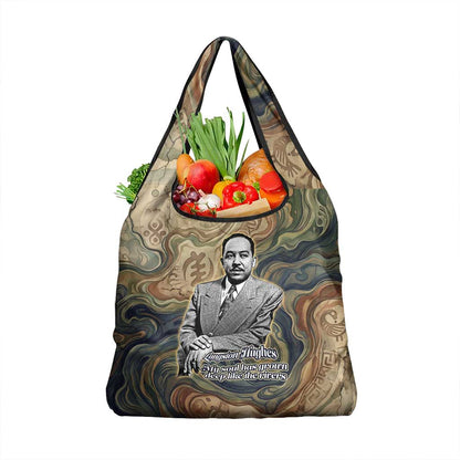 Langston Hughes Grocery Bag My Soul Has Grown Deep Like the Rivers - African Pride
