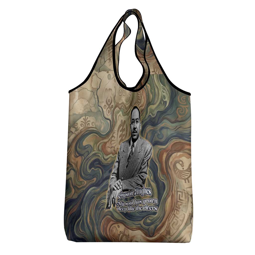 Langston Hughes Grocery Bag My Soul Has Grown Deep Like the Rivers - African Pride