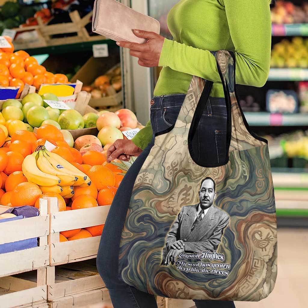 Langston Hughes Grocery Bag My Soul Has Grown Deep Like the Rivers - African Pride
