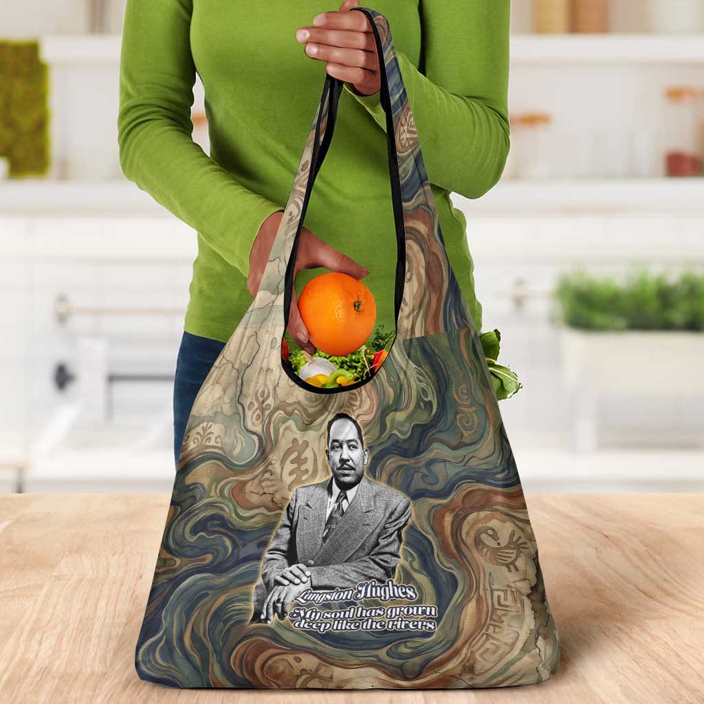 Langston Hughes Grocery Bag My Soul Has Grown Deep Like the Rivers - African Pride