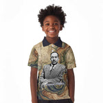 Langston Hughes Kid Polo Shirt My Soul Has Grown Deep Like the Rivers - African Pride