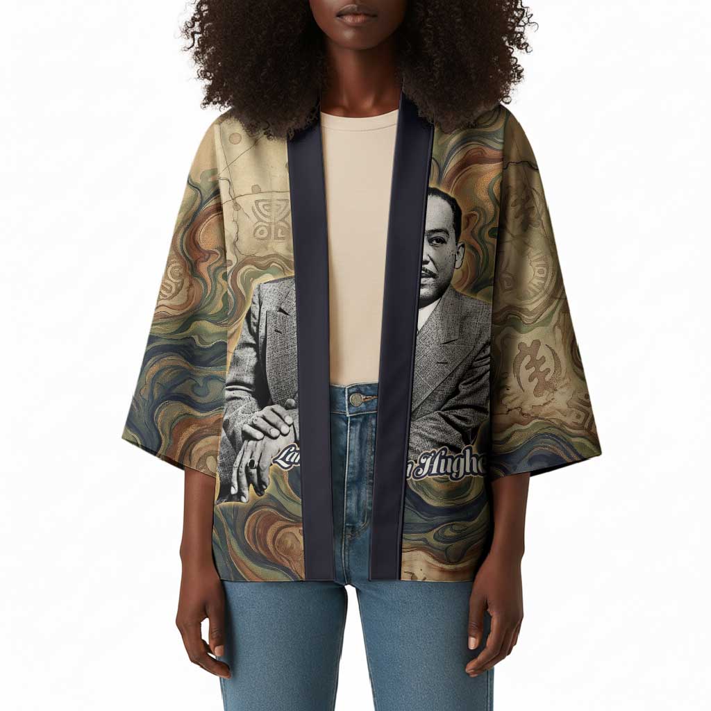 Langston Hughes Kimono My Soul Has Grown Deep Like the Rivers - African Pride