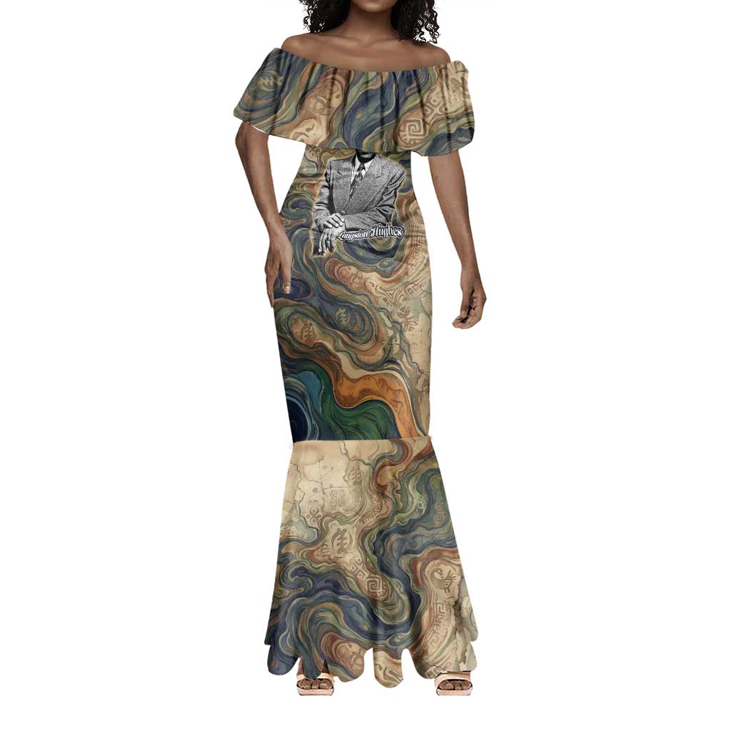 Langston Hughes Mermaid Dress My Soul Has Grown Deep Like the Rivers - African Pride