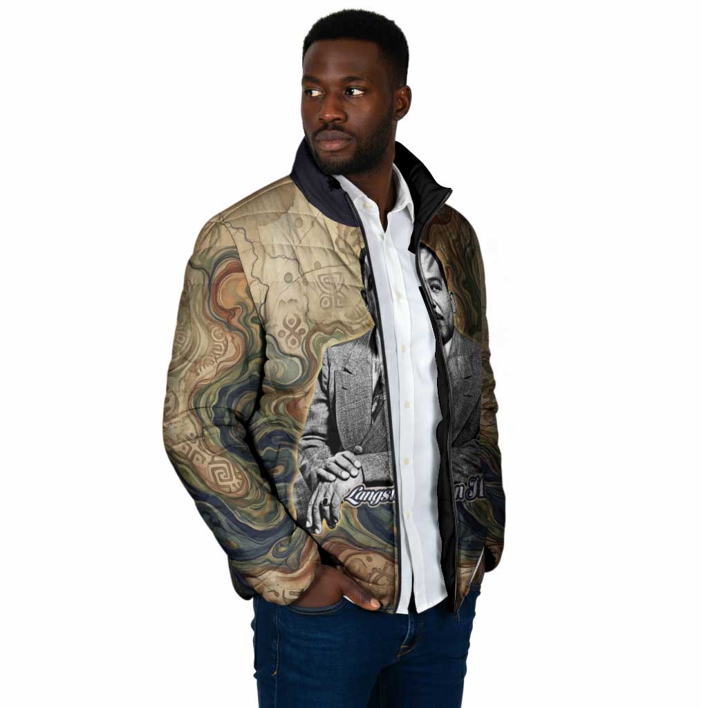 Langston Hughes Padded Jacket My Soul Has Grown Deep Like the Rivers - African Pride