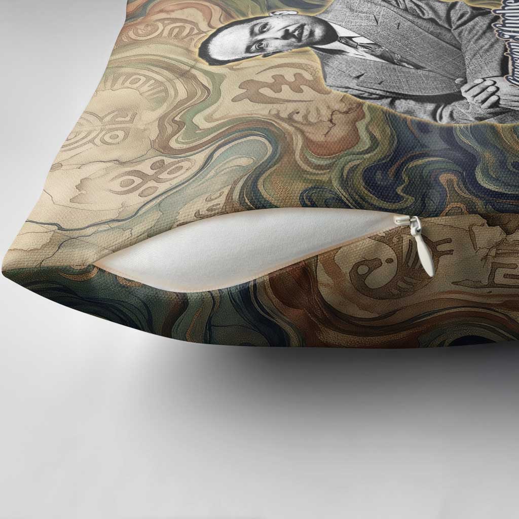 Langston Hughes Pillow Cover My Soul Has Grown Deep Like the Rivers - African Pride