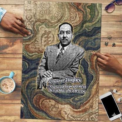 Langston Hughes Puzzle My Soul Has Grown Deep Like the Rivers - African Pride