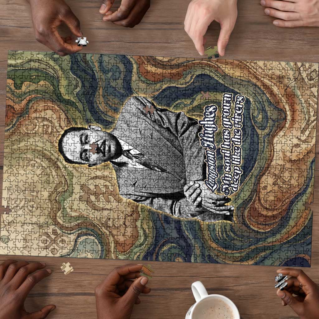 Langston Hughes Puzzle My Soul Has Grown Deep Like the Rivers - African Pride