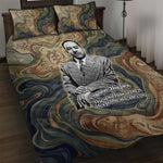 Langston Hughes Quilt Bed Set My Soul Has Grown Deep Like the Rivers - African Pride