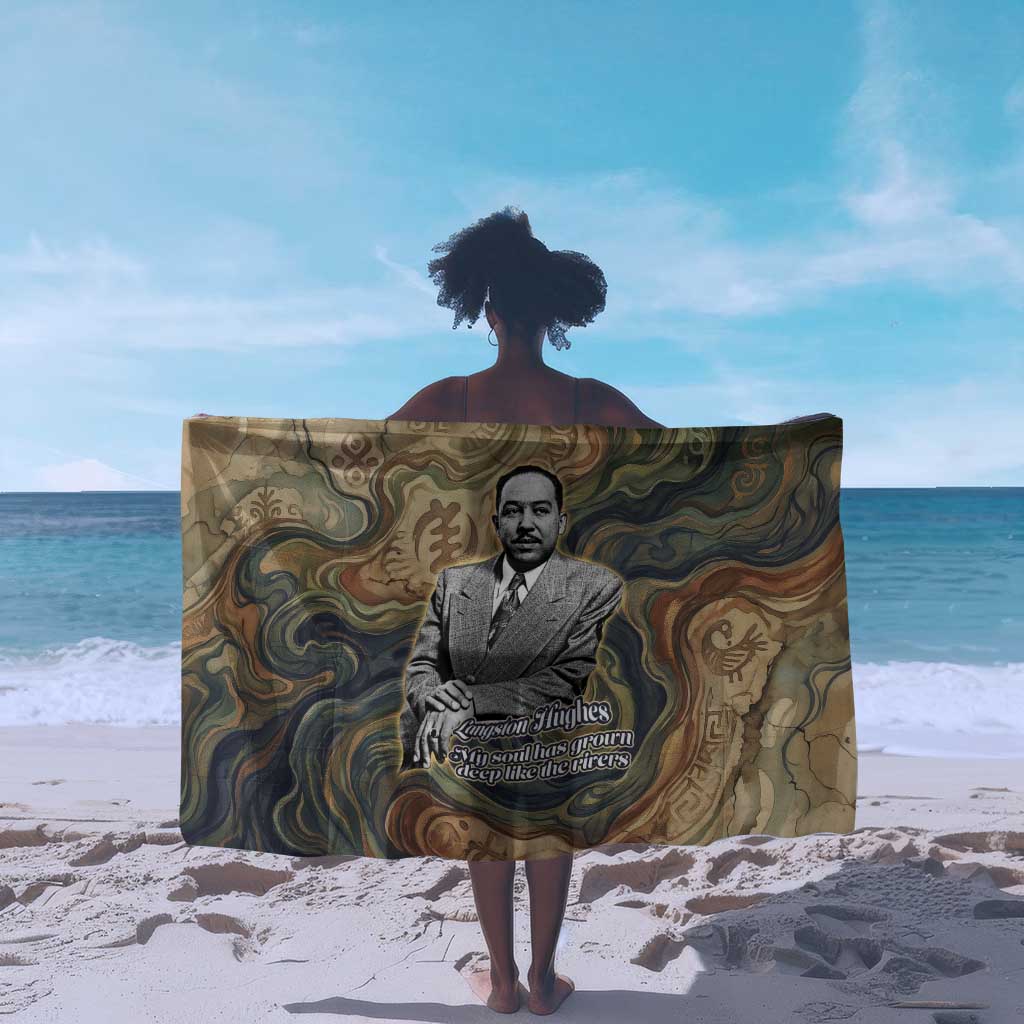 Langston Hughes Sarong My Soul Has Grown Deep Like the Rivers - African Pride