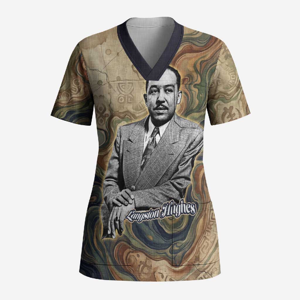 Langston Hughes Scrub Top My Soul Has Grown Deep Like the Rivers - African Pride