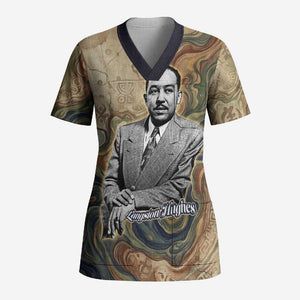Langston Hughes Scrub Top My Soul Has Grown Deep Like the Rivers - African Pride