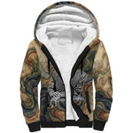 Langston Hughes Sherpa Hoodie My Soul Has Grown Deep Like the Rivers - African Pride