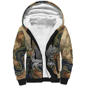 Langston Hughes Sherpa Hoodie My Soul Has Grown Deep Like the Rivers - African Pride