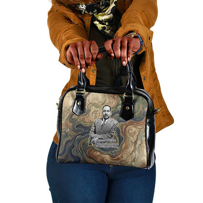 Langston Hughes Shoulder Handbag My Soul Has Grown Deep Like the Rivers - African Pride