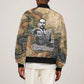 Langston Hughes Sleeve Zip Bomber Jacket My Soul Has Grown Deep Like the Rivers - African Pride