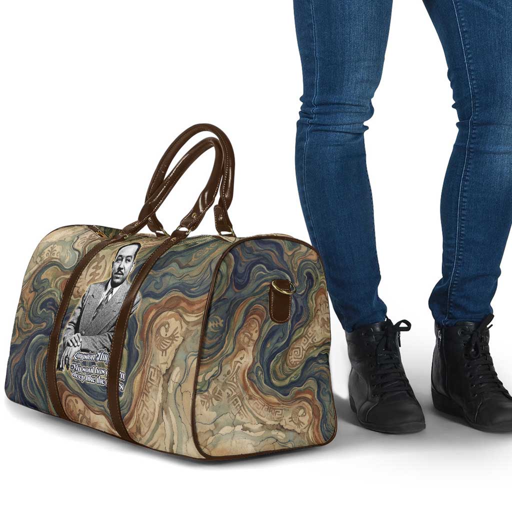 Langston Hughes Travel Bag My Soul Has Grown Deep Like the Rivers - African Pride