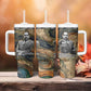 Langston Hughes Tumbler With Handle My Soul Has Grown Deep Like the Rivers - African Pride