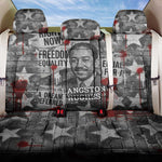 Langston Hughes Back Car Seat Cover Urban Brick Wall Design with Protest Art and Poetry Powerful Quotes - African Pride