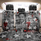 Langston Hughes Back Car Seat Cover Urban Brick Wall Design with Protest Art and Poetry Powerful Quotes - African Pride