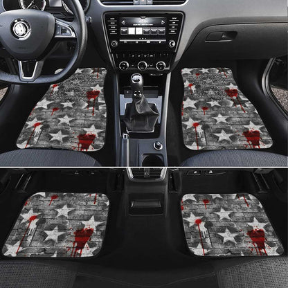 Langston Hughes Car Mats Urban Brick Wall Design with Protest Art and Poetry Powerful Quotes - African Pride