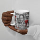 Langston Hughes Ceramic Mug Urban Brick Wall Design with Protest Art and Poetry Powerful Quotes - African Pride