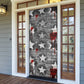 Langston Hughes Door Cover Urban Brick Wall Design with Protest Art and Poetry Powerful Quotes - African Pride