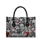 Langston Hughes Leather Bag Urban Brick Wall Design with Protest Art and Poetry Powerful Quotes - African Pride