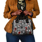 Langston Hughes Shoulder Handbag Urban Brick Wall Design with Protest Art and Poetry Powerful Quotes - African Pride
