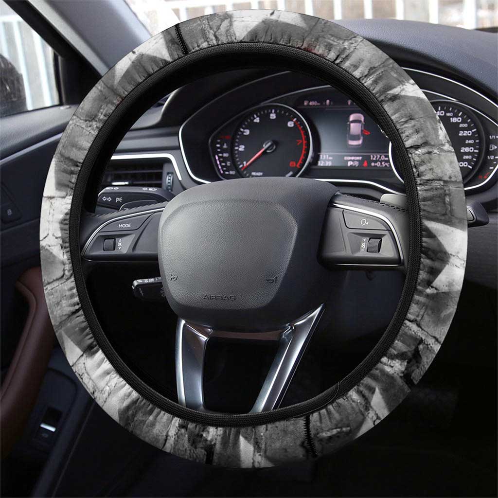Langston Hughes Steering Wheel Cover Urban Brick Wall Design with Protest Art and Poetry Powerful Quotes - African Pride