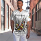 Spirit of Zimbabwe Baseball Jersey Flag Colors and Symbol of Peace