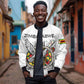 Spirit of Zimbabwe Bomber Jacket Flag Colors and Symbol of Peace